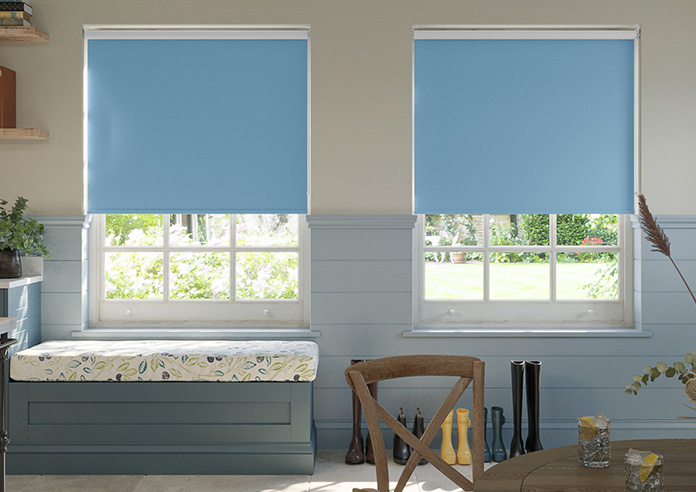 Rimini (Blackout), Bluebell - Roller Blind - Image 3